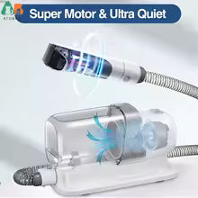 Pet Grooming Vacuum & Dog Grooming Kit with 2.3L Capacity
