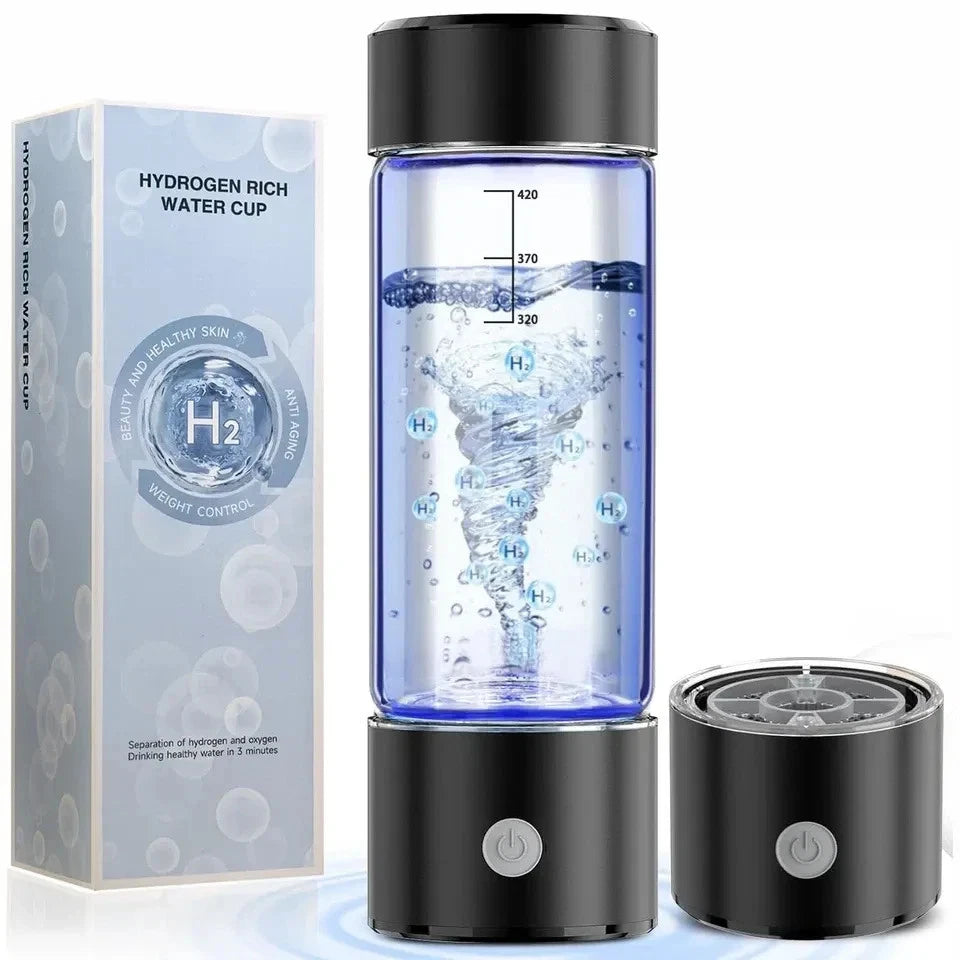 Hydrogen Water Bottle SPE Technology Electrolysis Hydrogen Generator Portable Health Cup Hydrogen-rich Wellness